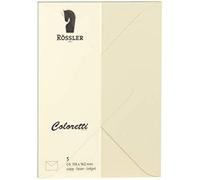 Rössler coloretti sobres, 80 g/m², c6, 5 unidades), color beige