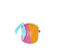 Rössler - Mini Bolsa Costa Rica, Good Vibes Club, 11 x 12 cm | Pequeña bolsa con cremallera de 100 % algodón para monedas, tarjetas y pequeños objetos cotidianos