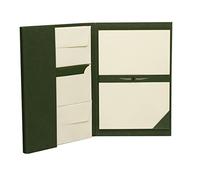 Rössler Papier 1024831008 - Paper Royal - Bloc de carta DIN A4/DL, 25/25, verde/chamois acanalado