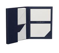 Rössler Papier 1026831009 - Paper Royal - Carpeta de papel de carta DIN A5/C6, 15/15, azul/blanco acanalado