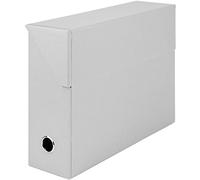 Rössler Papier 1319452173 - S.O.H.O. Caja de archivo, con solapa lateral y orificio de agarre, Piedra, 9,5 x 33,5 x 25,5 cm, 1 unidad