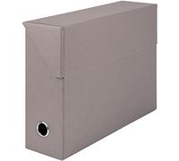 Rössler Papier 1319452493 - S.O.H.O. Caja de archivo, con solapa lateral y orificio de agarre, color topo, 9,5 x 33,5 x 25,5 cm, 1 unidad