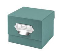 Rössler Papier 1325452380 - S.O.H.O. Caja para fotos, ópalo, 167 x 125 x 152 mm, con etiqueta inscribible, 1 unidad, caja de cartulina DIN A6