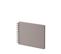 Rössler Papier 1329452491 - S.O.H.O. Álbum de fotos Wire-O 195 x 145 mm, 40 páginas blanco hueso, topo, 1 unidad