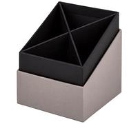 Rössler Papier 1331452490 - S.O.H.O. Estuche, 86 x 86 x 100 mm, color topo, 1 unidad
