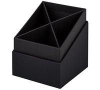 Rössler Papier 1331452700 - S.O.H.O. Estuche, 86 x 86 x 100 mm, negro, 1 unidad