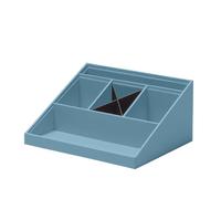 Rössler Papier 1336452150 - Organizador de escritorio SOHO de tela vaquera, 25,6 x 11,6 x 20,6 cm, sistema de organización para la oficina y el hogar