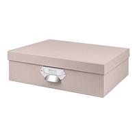Rössler Papier 1343452580 - S.O.H.O. Caja de almacenamiento con asa y etiqueta inscribible, Polvo, 337 x 105 x 225 mm, 1 unidad