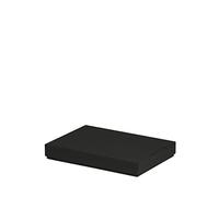 Rössler Papier 13521453701 - Caja rectangular de cartón Boxline, adecuada para DIN A5, negra, 1 unidad