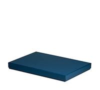 Rössler Papier 13521453900 - Caja de cartón Boxline rectangular, adecuada para DIN A4, azul marino, 1 unidad
