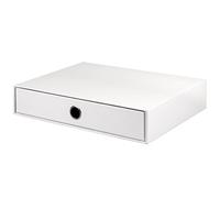 Rössler Papier 1524452090 - S.O.H.O. Caja cajón para DIN A4, con Grifflock, edición especial blanco, 343 x 250 x 65 mm, 1 unidad