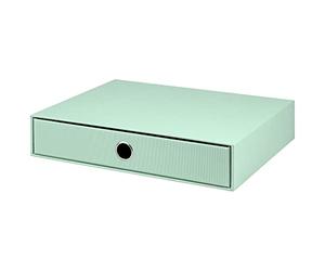 Rössler Papier 1524452650 - S.O.H.O. Cajón para DIN A4, con orificio de agarre, color menta, 343 x 250 x 65 mm, 1 unidad