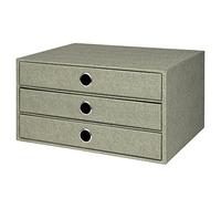 Rössler Papier 1524452673 - Caja S.O.H.O. de 3 cajones para DIN A4, con agujero de agarre, Special Line Sage, 343 x 250 x 185 mm, 1 unidad