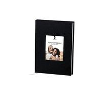 Rössler Papier 18863200701 - Cuaderno fotográfico, negro, punteado, DIN A5, 192 páginas en blanco roto, encuadernado, 1 unidad