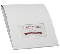 Rössler Papier 2002831170 - Papel Royal - Bloc de carta DIN A4, 40 hojas, acanalado gris hielo