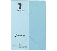 Rössler papier ? sobres pack ? coloretti ? lote de 5 sobres c6,