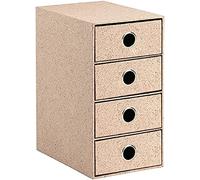 Rössler S.O.H.O. 1524452394 - Cajonera para DIN A5, con orificio para asa, Cacao, 320 x 175 x 250 mm, 1 unidad