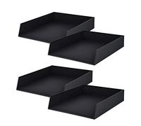 Rössler - S.O.H.O. Bandeja cartas A4, 4 uds., 32 x 26 x 6 cm, negro