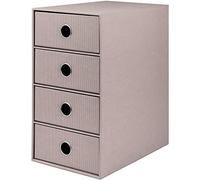 Rössler S.O.H.O - Cajonera, Gris (Pardo), DIN A5, 4 Compartimiento, 1 unidad