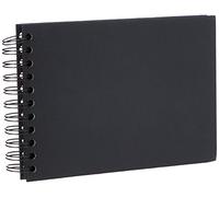 Rössler Papier 1329452700 - S.O.H.O. Álbum Wire-O 195 x 145 mm, 40 páginas negras, negro, 1 unidad