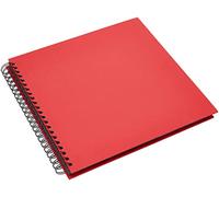 Rössler SOHO - Álbum de fotos de espiral (290 x 290 mm, 60 hojas), color rojo