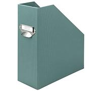 Rössler Papier S.O.H.O. 1318452381 - Archivador de pie para DIN A4, con asa y etiqueta para escribir, 11,5 x 26 x 31,5 cm, ópalo, 1 unidad