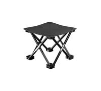 ROEUIPG 1pc Foldable Stool Portable Outdoor Mat, Lightweight Folding Chairs Camping Chair Picnic Small Stools(Black)