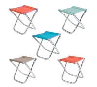 ROEUIPG 1pcs Folding Small Stool Bench Portable Outdoor Ultra Light Subway Train Travel Picnic Camping Fishing(Style B)