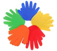 ROEUIPG 5 Pares de marcadores Piso Hechos a Mano, alfombras, tapetes, Tenis, Almohadillas for Puntos Entrenamiento Deportivo, letreros PVC for sitios