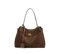 ROEUIPG Bolsos para el día a día en otoño Bolso tote Rodeo for mujer, esmerilado, de gran capacidad, con un solo hombro(Coffee,28-10-19cm)