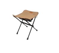 ROEUIPG Camping Portable Folding Stools Ultralight Aluminium Alloy Storage Chair Mini Fishing Picnic Lighweight Furniture(Brown)