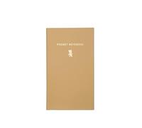 ROEUIPG Cuaderno de bolsillo portátil bronceado 3 piezas y 40 hojas for el plan la vida diaria, inspiración artística, registro oficina, suministros for estudiantes(B)