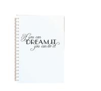 ROEUIPG Cuaderno Espiral De 3 Piezas Con Citas Inspiradoras, Himnos, Frases Motivacionales, Papel En Blanco, Bocetos For Arte, Grafiti, Bloc Notas, Fe Y Creencia(Color-11)