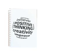 ROEUIPG Cuaderno Espiral De 3 Piezas Con Citas Inspiradoras, Himnos, Frases Motivacionales, Papel En Blanco, Bocetos For Arte, Grafiti, Bloc Notas, Fe Y Creencia(19)