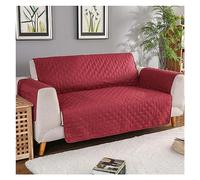 ROEUIPG Funda de sofá Impermeable, Alfombrilla extraíble for Perros y niños, Protector Muebles for sillón, Fundas con reposabrazos Lavables, 1/2/3 Asientos(Red,55x196(1 Seat))