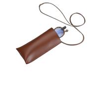 ROEUIPG Monturas for Gafas de Sol Retro, Ligeras, for Colgar, Piel sintética, con Cuerda Fina