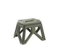ROEUIPG Outdoor Portable Folding Stool Camping Plastic High Load-Bearing Handle(Green)