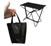 ROEUIPG Oxford Cloth Camping Stool Hold Up To 100KG Fishing Chair Mini Foldable for Subway Train Queuing Picnic