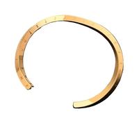 ROEUIPG Pulseras tipo brazalete for hombres, joyería de runas acero inoxidable(60mm Dia.,Gold Color)