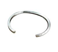 ROEUIPG Pulseras tipo brazalete for hombres, joyería de runas acero inoxidable(60mm Dia.,Silver Color)