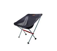 ROEUIPG Travel Ultralight Folding Chair Detachable Portable Moon Outdoor Camping Fishing Beach Hiking Picnic Seat(Black Small Chair)