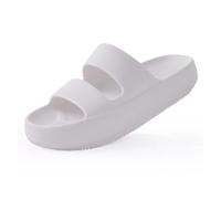 ROEUIPG Zapatillas ortopédicas for mujer, con soporte for el arco, for exteriores, suaves, impermeables, sin cordones, ligeras, diseño de nube(White,42)