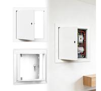 ROFBIHG Genérico Panel de Acceso Metálico para Plomería y Cableado, Puerta de Acceso para Pared y Techo, Puerta Que Oculta Agujeros en La Pared para Cocina y Baño(14x16in/35.6x40.6cm)