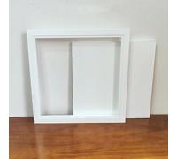 ROFBIHG Panel de Acceso Aluminio Desmontable, Cubierta de Panel Eléctrico para Techo, Puerta de Servicio Oculta, Trampilla Pladur Tapa de Registro para Viviendas, Áticos(12x23.6in/30.5x60cm)