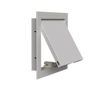 ROFBIHG Panel de Acceso Metálico con Pestillo Táctil, Placa de Inspección de Pared y Techo, Puerta de Inspección de Acceso a Cocina y Baño en Ático con Pestillo a Presión(Gray,15x20cm(5.9x7.8in))