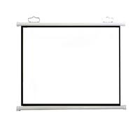 ROFBIHG Pantalla de Proyector Manual 30", 40", 50", 60", 72" Pantalla de Película Desplegable, Cortina de Pantalla de proyección HD 4:3, Cine en casa, Boda, Fiesta, presentación de Oficina(40")