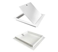 ROFBIHG Trampilla Pladur Panel de Acceso de Plomería Exterior Metal Bloqueo, Panel Decorativo de Acceso para Puerta Montaje Empotrado, Trampilla de Inspección Eléctrica(12x24in/30.5x61cm)