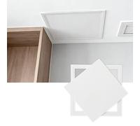 ROFBIHG Trampilla Pladur Panel de Acceso Metálico Blanco para Techos, Puerta de Inspección Extraíble de Fácil Instalación, Trampilla de Conversión del Techo del Baño(6x12in/15.2x30.5cm)