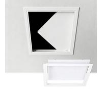 ROFBIHG Trampilla Pladur Paneles de Acceso para Plomería, Panel de Acceso para Paredes de Yeso y Techos de Áticos, Incluye Tornillos de Montaje, Puerta de Servicio Oculta(10x16in/25.4x40.6cm)