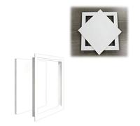 ROFBIHG Trampilla Pladur Tapa de Registro, Trampilla Pladur Panel de Acceso Metálico para Techos, Mueble de Cocina Universal Puerta de Inspección, Incluye Tornillos de Montaje(16x22in/40.6x55.9cm)